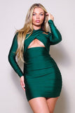 ONLY HERE TONIGHT CUTOUT DRESS