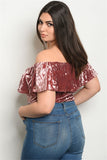 Plus Size-Avery Off Shoulder Bodysuit