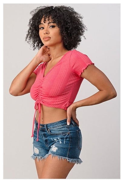 Coco Ruched Crop Top